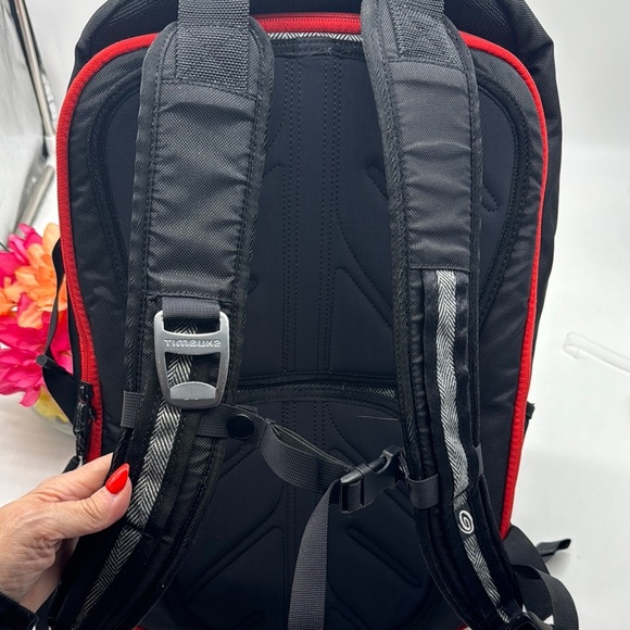 Timbuk2 Black and Red Men's Backpack TOT7792 - Picture 6 of 15